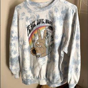 Small hippy oversized sweatshirt